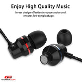 GADGET MAX - X ONE 3.5mm Metal In-Ear Wired Earphone - Black